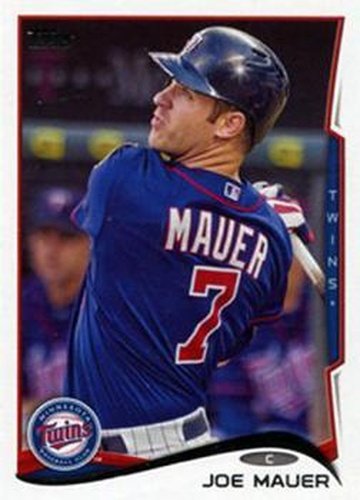 #125b Joe Mauer - Minnesota Twins - 2014 Topps Baseball