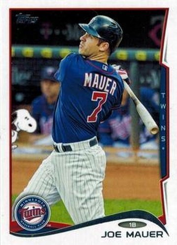 #125d Joe Mauer - Minnesota Twins - 2014 Topps Baseball