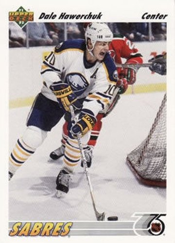 #126 Dale Hawerchuk - Buffalo Sabres - 1991-92 Upper Deck Hockey