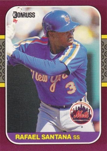 #126 Rafael Santana - New York Mets - 1987 Donruss Opening Day Baseball