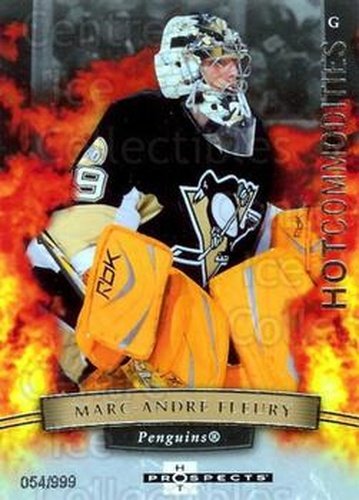 #126 Marc-Andre Fleury - Pittsburgh Penguins - 2007-08 Fleer Hot Prospects Hockey