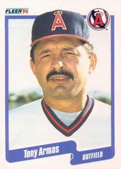 #126 Tony Armas - California Angels - 1990 Fleer USA Baseball