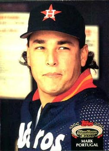 #126 Mark Portugal - Houston Astros - 1992 Stadium Club Baseball