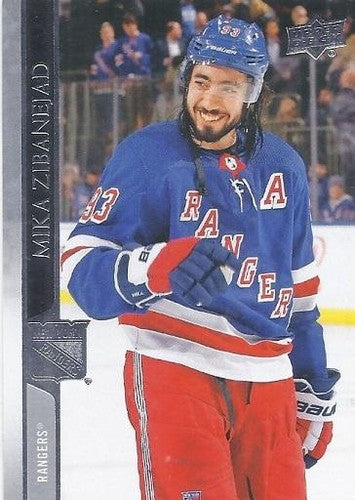 #126 Mika Zibanejad - New York Rangers - 2020-21 Upper Deck Hockey