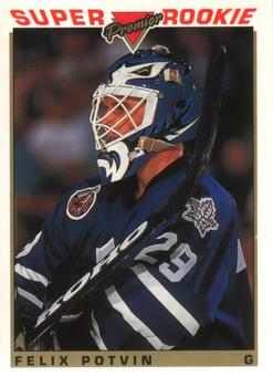 #126 Felix Potvin - Toronto Maple Leafs - 1993-94 O-Pee-Chee Premier Hockey