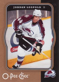 #126 Jordan Leopold - Colorado Avalanche - 2007-08 O-Pee-Chee Hockey