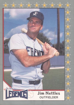 #126 Jim Nettles - St. Lucie Legends - 1990 Pacific Senior League Baseball