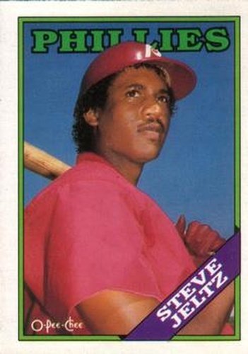 #126 Steve Jeltz - Philadelphia Phillies - 1988 O-Pee-Chee Baseball