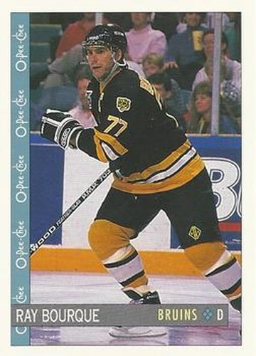 #126 Ray Bourque - Boston Bruins - 1992-93 O-Pee-Chee Hockey
