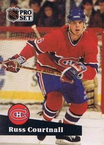 #126 Russ Courtnall - 1991-92 Pro Set Hockey