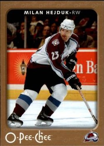 #126 Milan Hejduk - Colorado Avalanche - 2006-07 O-Pee-Chee Hockey