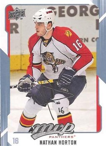 #126 Nathan Horton - Florida Panthers - 2008-09 Upper Deck MVP Hockey