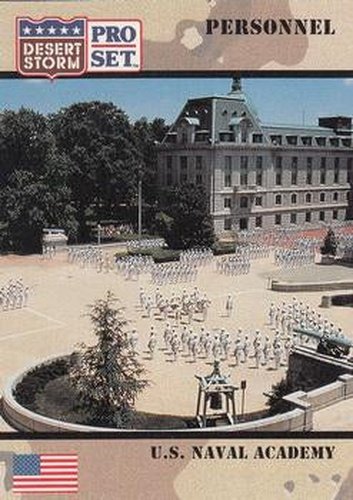 #126 U.S. Naval Academy - 1991 Pro Set Desert Storm