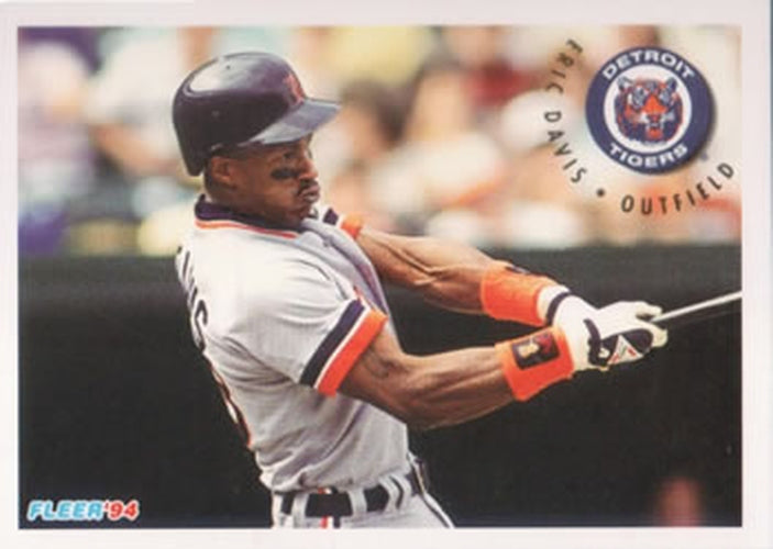 #126 Eric Davis - Detroit Tigers - 1994 Fleer Baseball