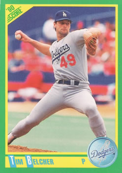 #126 Tim Belcher - Los Angeles Dodgers - 1990 Score Baseball