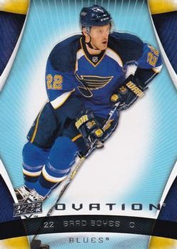 #126 Brad Boyes - St. Louis Blues - 2009-10 Upper Deck Ovation Hockey