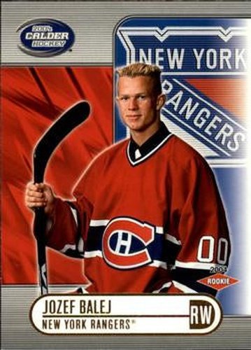 #126 Jozef Balej - New York Rangers - 2003-04 Pacific Calder Hockey