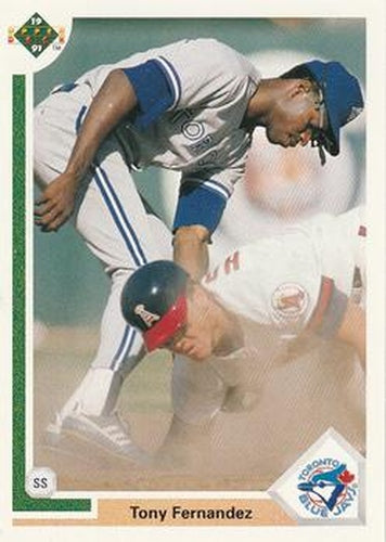 #126 Tony Fernandez - Toronto Blue Jays - 1991 Upper Deck Baseball