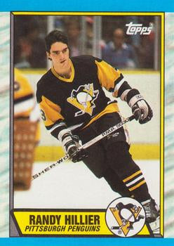 #126 Randy Hillier - Pittsburgh Penguins - 1989-90 Topps Hockey