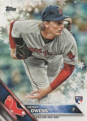 #HMW126 Henry Owens - Boston Red Sox - 2016 Topps Holiday Baseball