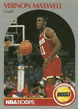 #126 Vernon Maxwell - Houston Rockets - 1990-91 Hoops Basketball