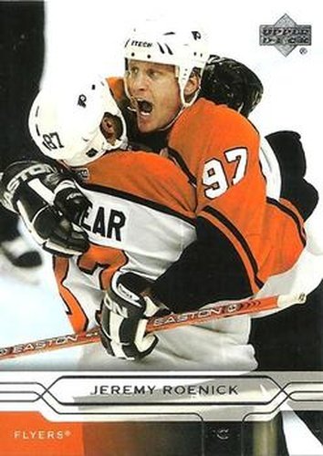 #126 Jeremy Roenick - Philadelphia Flyers - 2004-05 Upper Deck Hockey