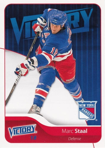#126 Marc Staal - New York Rangers - 2011-12 Upper Deck Victory Hockey