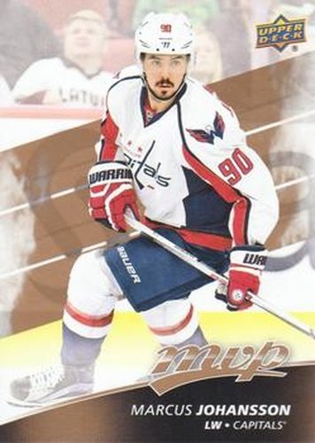 #126 Marcus Johansson - Washington Capitals - 2017-18 Upper Deck MVP Hockey