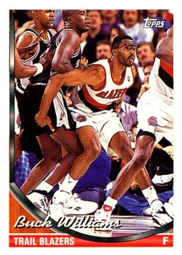 #126 Buck Williams - Portland Trail Blazers - 1993-94 Topps Basketball