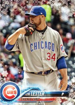 #HMW126 Jon Lester - Chicago Cubs - 2018 Topps Holiday Baseball