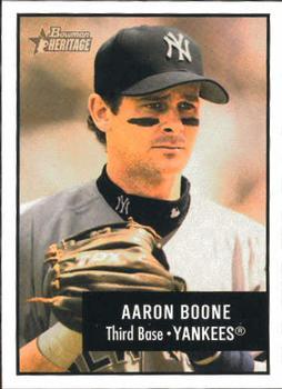 #126 Aaron Boone - New York Yankees - 2003 Bowman Heritage Baseball