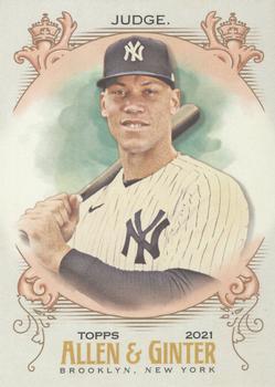 #126 Aaron Judge - New York Yankees - 2021 Topps Allen & Ginter Baseball