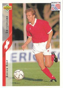 #126 Adrian Knup - Switzerland - 1994 Upper Deck World Cup Contenders English/Spanish Soccer