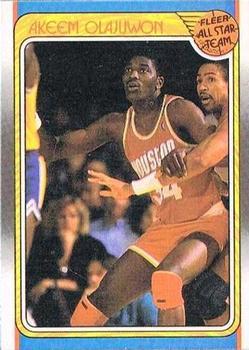 #126 Akeem Olajuwon - Houston Rockets - 1988-89 Fleer Basketball