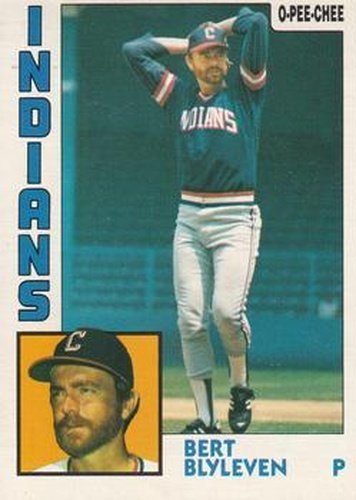 #126 Bert Blyleven - Cleveland Indians - 1984 O-Pee-Chee Baseball