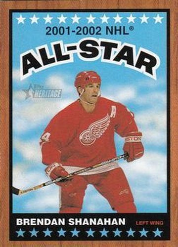 #126 Brendan Shanahan - Detroit Red Wings - 2002-03 Topps Heritage Hockey