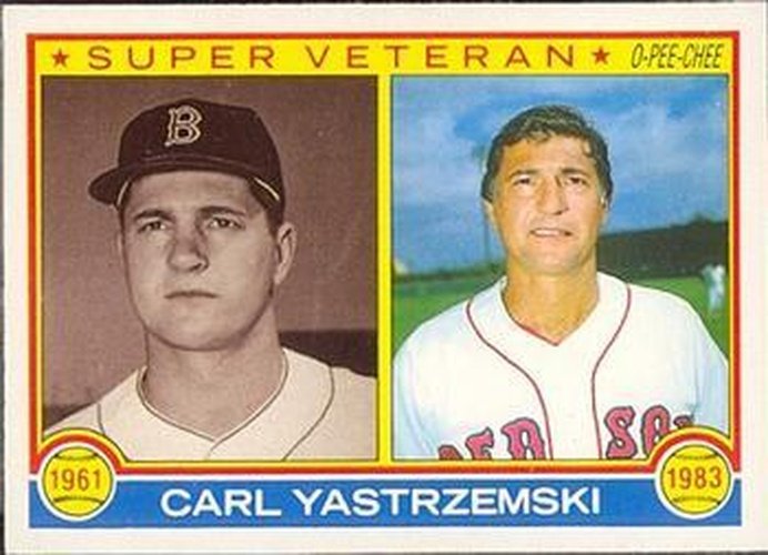 #126 Carl Yastrzemski - Boston Red Sox - 1983 O-Pee-Chee Baseball