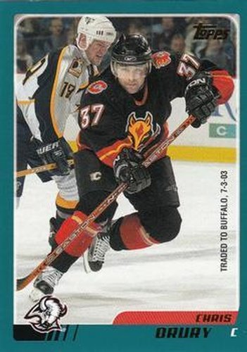 #126 Chris Drury - Buffalo Sabres - 2003-04 Topps Hockey