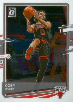 #126 Coby White - Chicago Bulls - 2020-21 Donruss Optic Basketball