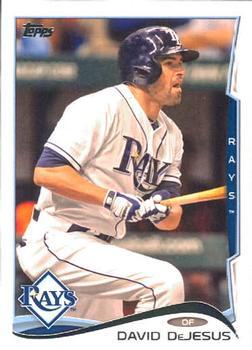 #126 David DeJesus - Tampa Bay Rays - 2014 Topps Baseball