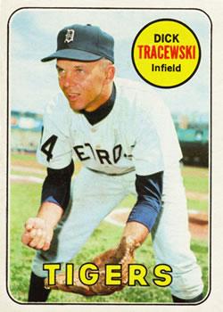 #126 Dick Tracewski - Detroit Tigers - 1969 Topps Baseball