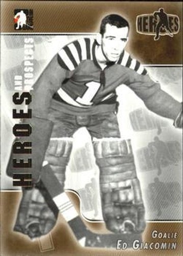 #126 Ed Giacomin - Providence Reds - 2004-05 In The Game Heroes and Prospects Hockey