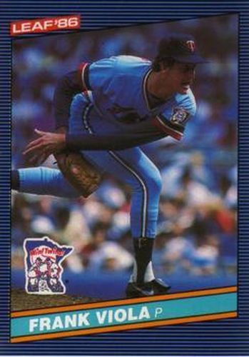 #126 Frank Viola - Minnesota Twins - 1986 Leaf Baseball