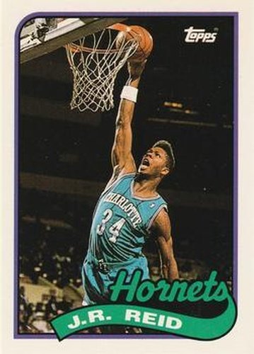 #126 J.R. Reid - Charlotte Hornets - 1992-93 Topps Archives Basketball