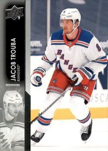 #126 Jacob Trouba - New York Rangers - 2021-22 Upper Deck Hockey