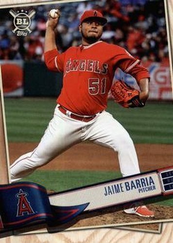#126 Jaime Barria - Los Angeles Angels - 2019 Topps Big League Baseball