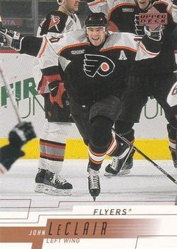 #126 John LeClair - Philadelphia Flyers - 2000-01 Upper Deck Hockey