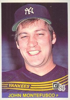 #126 John Montefusco - New York Yankees - 1984 Donruss Baseball