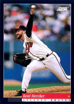 #126 Kent Mercker - Atlanta Braves -1994 Score Baseball