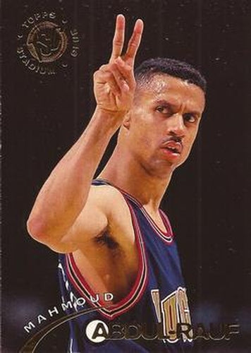 #126 Mahmoud Abdul-Rauf - Denver Nuggets - 1994-95 Stadium Club Basketball